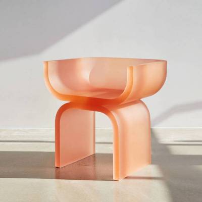 家具网红座椅透明树脂定制造型餐椅化妆椅家居风格椅子定制工厂
