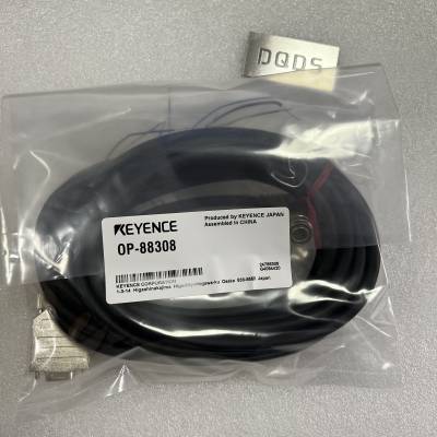 KEYENCE 控制电缆 支持NFPA79 直角连接器 D-sub 9 针型 5 m 条形码/二维码读取器 OP-88308