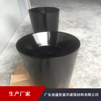 WITHSTONE国产柱式人造石台盆_***抗氧化台盆厂家直销