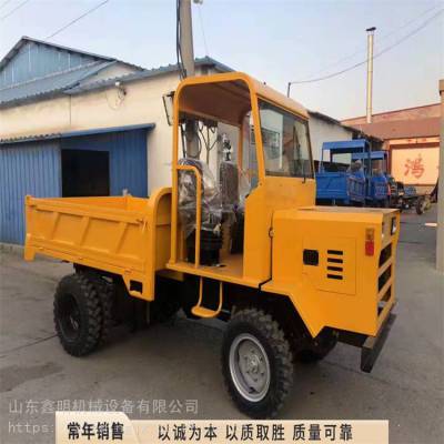 黑龙江方正厂家销售柴油38马力工程四轮车 工地拉料四轮农用拖拉机