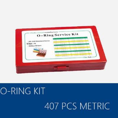Seal-Oring Box O-RING KIT 407 PCS METRIC密封修理包