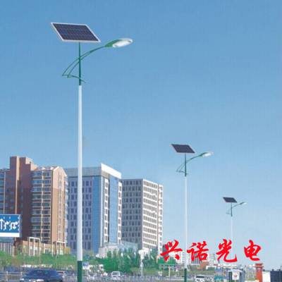 兴诺光电6米8米太阳能路灯 市电路灯工程高速公路 A字臂单臂路灯杆