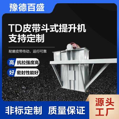 TD型胶带斗式提升设备制造商加工不锈钢性价比高皮带提升机