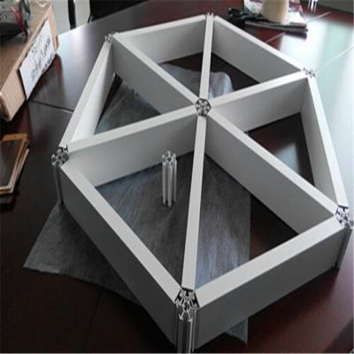 哈尔滨铝格栅订购销售点 六角型材铝格栅专业生产高档定制