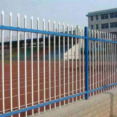 方管厂区防护栅栏 优盾工地学校喷塑铁艺栏杆安装简单