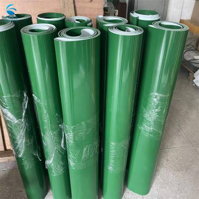 生产轻型皮带输送 绿色pvc输送带