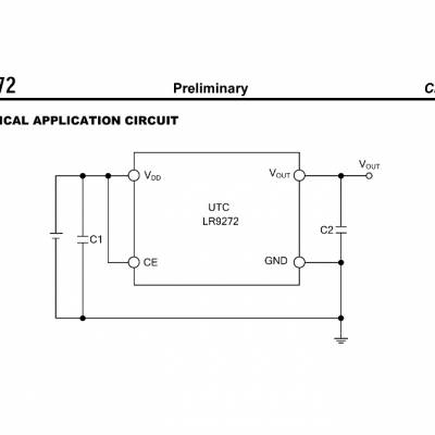 現货热銷中 LR9272 UTC典型低压LDO 友顺1A线性稳压器