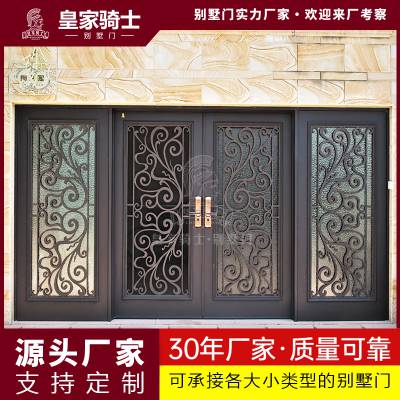 别墅小区大门欧式中式安全美观坚固耐用进户门生产厂家