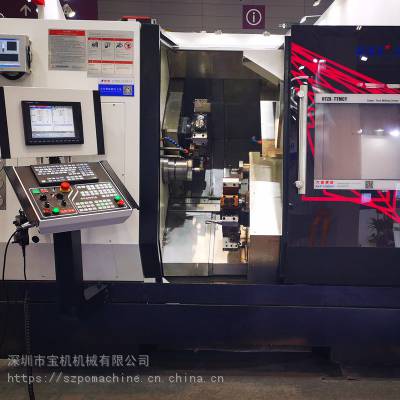 精密车铣复合中心 数控车床双刀塔双Y轴 +质保两年