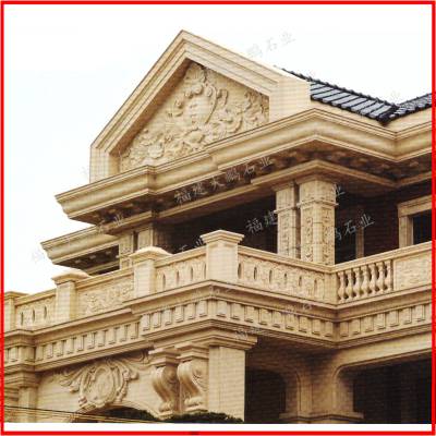 惠安石雕厂家批发价 网红乡村别墅图 大鹏企业 诚信厂家别墅设计安装