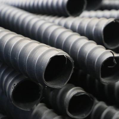 尚国供应单壁波纹管 混凝土预应力排水排污塑料管 聚乙烯张拉穿线管