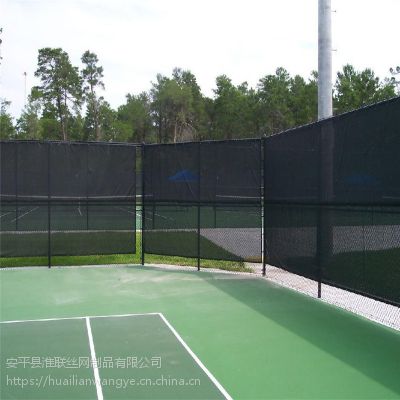 篮球场围网 球场围网施工 镀锌丝勾花网