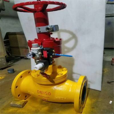 氧气紧急切断阀QDY421F-16C DN125 铸钢液氨紧急切断阀 QDY421F 液化气液动紧急切断阀