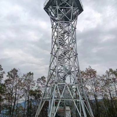 晟泓角钢电力塔 升压站架构 避雷针 监控杆 瞭望塔