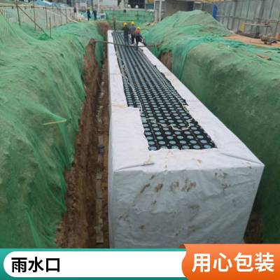 PP模块雨水收集池 塑料模块化拼装水箱 旭日 调蓄池 蓄水池安装服务