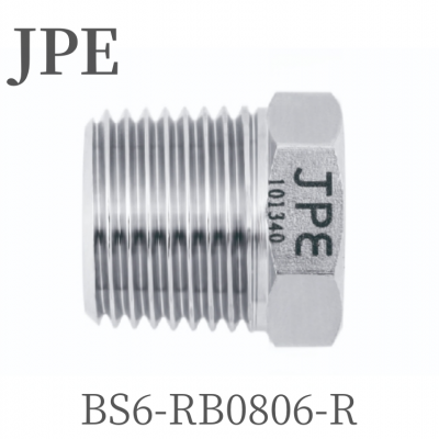 内外螺纹变径接头不锈钢材质SS316L BS6-RB0806-R JPE