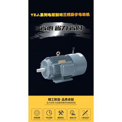 厂家直销上海左力YEJ制动三相异步电动机
