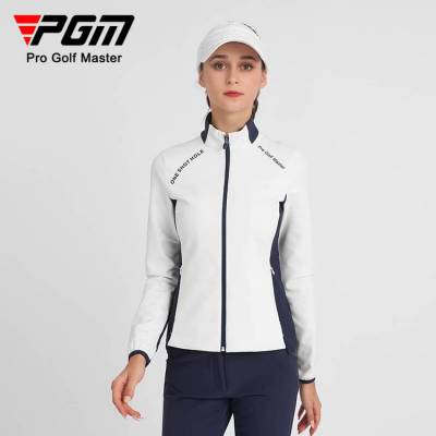 PGM高尔夫服装女士外套 吸光发热内里 golf保暖舒适立领设计