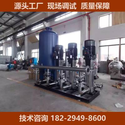 贵港柳州水泵房改造罐式无负压变频供水设备智能控制柜