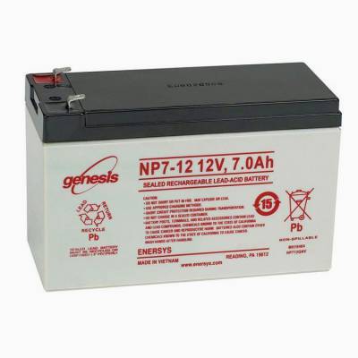 genesis艾诺斯蓄电池NP7-12阀控式12V7AH/UPS不间断电源电池包邮