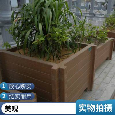 混凝土仿木花箱 水泥花盆种植箱 市政街道乡村美化木纹隔离花池