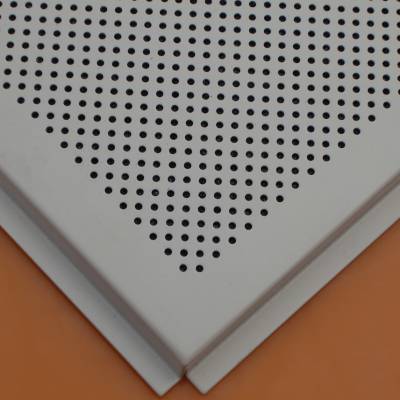 阿姆斯壮明架配T型烤漆龙骨铝扣板600x600无孔 微孔 标准孔铝板