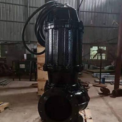 供应猪厂污水泵 100QW-80-10-4KW 自动搅均潜水泵 电动液下排污泵边