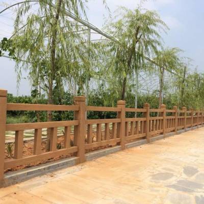 郑州天艺模具厂供应浙江杭州市水泥仿木护栏 嘉宁市水泥仿木栏杆