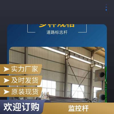 电子监控杆 八角道路监控立杆 交通设施 表面处理经久耐用