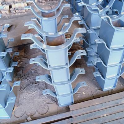 河南dn100导向管托支架,管道支墩佰誉来图加工