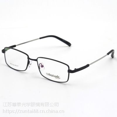 丹阳眼镜工厂批发定制男士商务记忆金属全框光学***眼镜框架