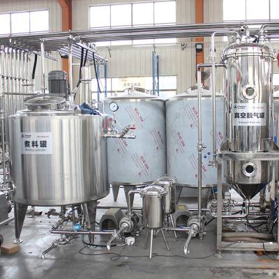 全套果汁饮料加工机器 复合型果汁制作设备 全自动果汁灌装生产线