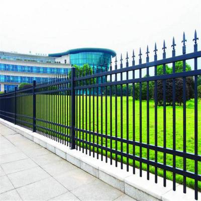 吉安市永新县厂家生产锌钢护栏 定制别墅围墙护栏 批发学校铁艺锌钢围墙护栏网