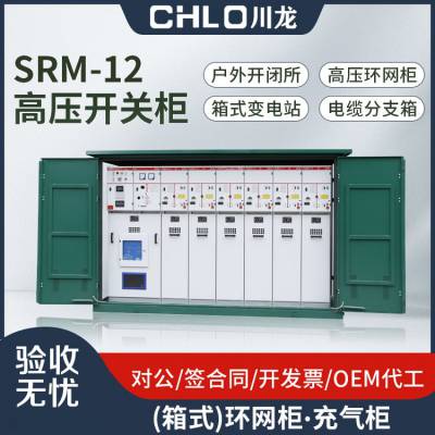 川龙高压环网柜HXGN15-12固定式充气柜10KV开关柜 六氟化硫开闭所