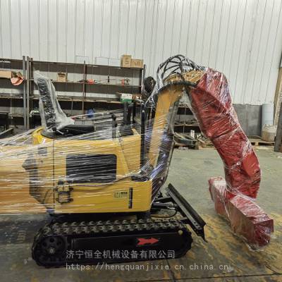 履带式二衬矮边墙凿毛机操作指南 22头隧道内壁打毛机 隧道凿毛机