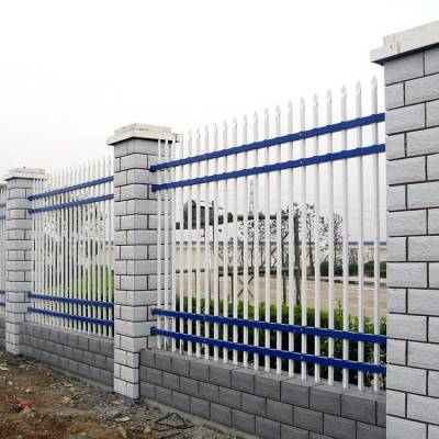 小区锌钢护栏户外铁艺栅栏别墅围墙庭院围栏防护栏杆农村围墙栏杆