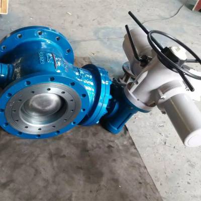 铸钢电动侧装式偏心半球阀 BQ340Y-16C铸钢软密封偏心半球阀 电动侧装式偏心半球阀