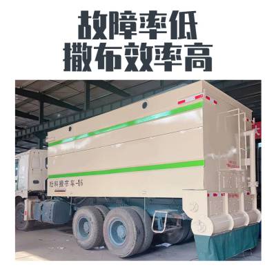 全自动计量水泥撒布车 雷创 修建公路 无扬尘 8-16方灰料撒布机