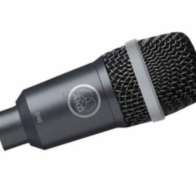 爱科技（AKG）D40 动圈乐器话筒 鼓打击乐管乐吉他音箱舞台麦克风 黑色
