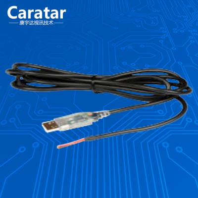 USB-RS232-WE-1800-BT- 线缆, USB至RS232 转换器, 线端, 1.8m