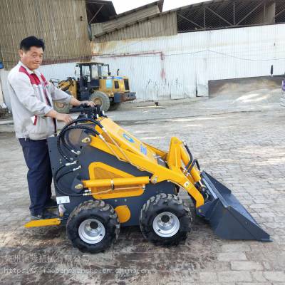 柴油机小铲车铲沙子用小型装载机卸载高度1.5米