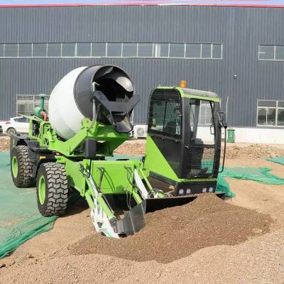 全自动混凝土自上料搅拌车2方3方细石砂浆搅拌罐车商混站田螺车
