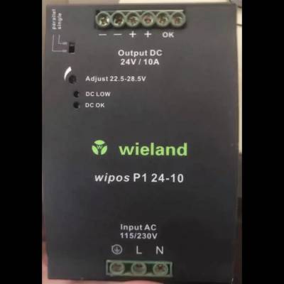 威琅Wieland开关电源WIPOS P1 24-1.25接线方式