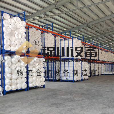 锦川非标钢制布匹布料货架 仓库大型工业货架定制厂商