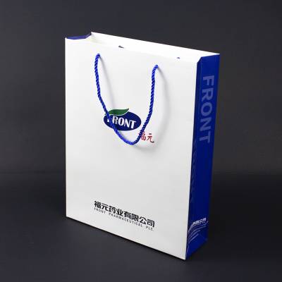 牛皮纸袋手提袋服装店购物袋加印logo白卡纸质礼品包装袋