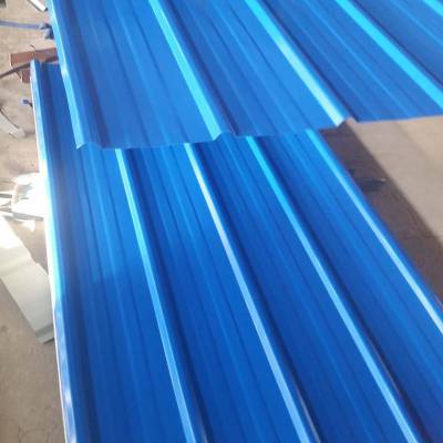 屋面板天蓝色彩钢瓦 0.3mm厚彩钢瓦 YX15-225-900