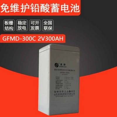 圣阳蓄电池GFMD-300C 2V300AH UPS电源 太阳能光伏 电力配套产品