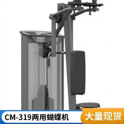 CM-319胸背两用蝴蝶机 直臂扩胸训练器 高位健身房器材