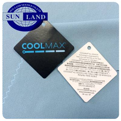 专业运动面料 优异的吸湿排汗性能 COOLMAX支持检测 有证书