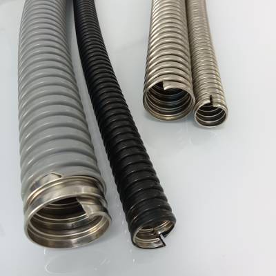 201不锈钢包塑软管阻燃金属包胶线管电缆防护管仪表穿线接头DN16